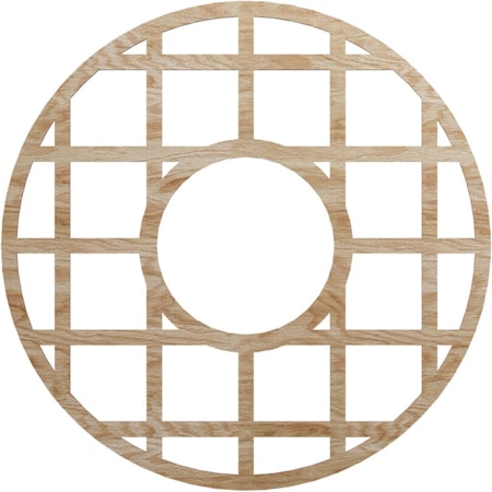Ekena Millwork O'Neal Wood Fretwork Pierced Ceiling Medallion, Red Oak, 36"OD x 13 1/8"ID x 3/8"T CMWP36X36X0375ONRO
